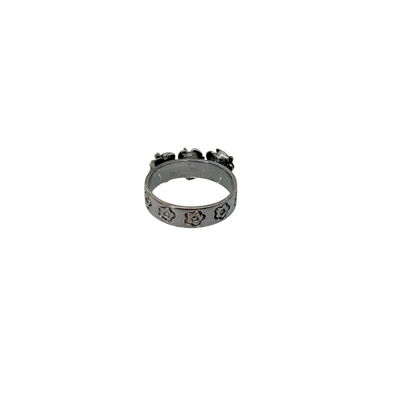 Virgins Saints & Angels Vsa Stepsister Band Ring In Gunmetal 6 — image 3 of 7